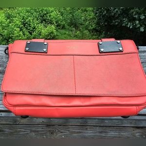 Rag & Bone Large Leather Pilot Clutch Crossbody Bag